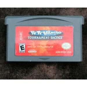 Yu Yu Hakusho Tournament Tactics Game Boy Advance GBA Authentic Cartridge